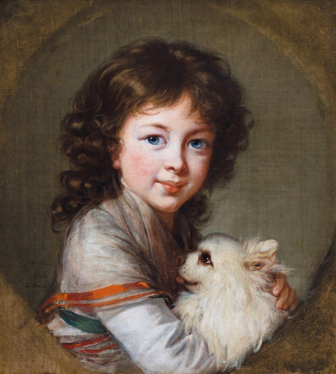 Portret Elżbiety Izabeli Mniszech autorstwa Élisabeth Louise Vigée Le Brun