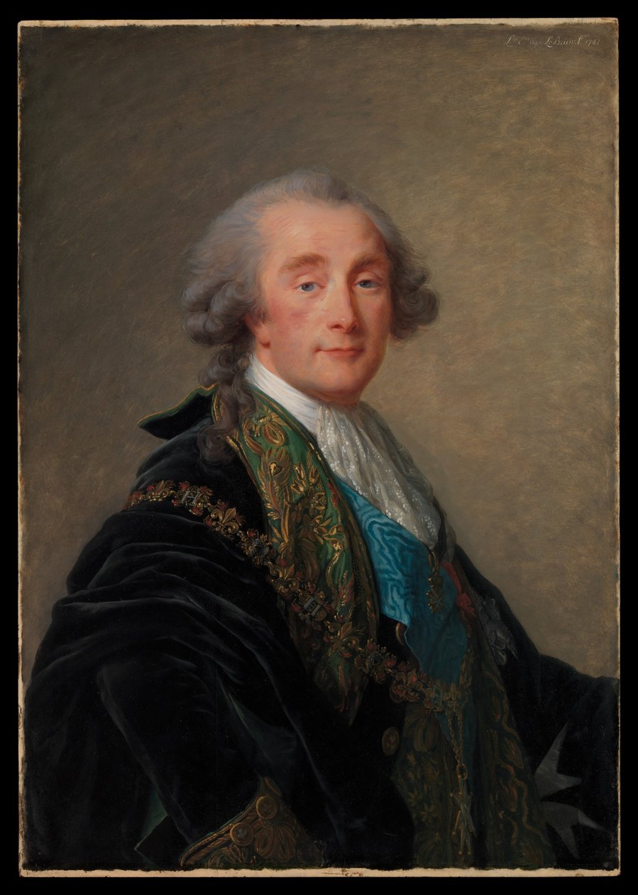 Aleksander Karol Emanuel de Crussol-Florensac (1743-1815) autorstwa Elisabeth Louise Vigee-Lebrun