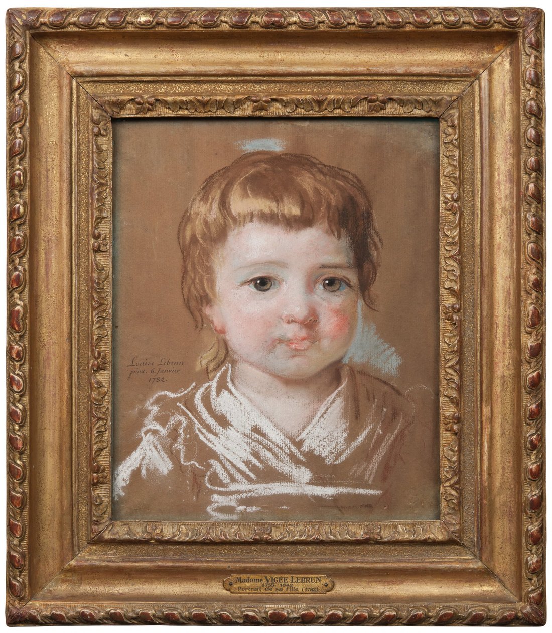 Jeanne Julie Louise Lebrun, córka artystki, w wieku dwóch lat autorstwa Elisabeth Louise Vigee-Lebrun