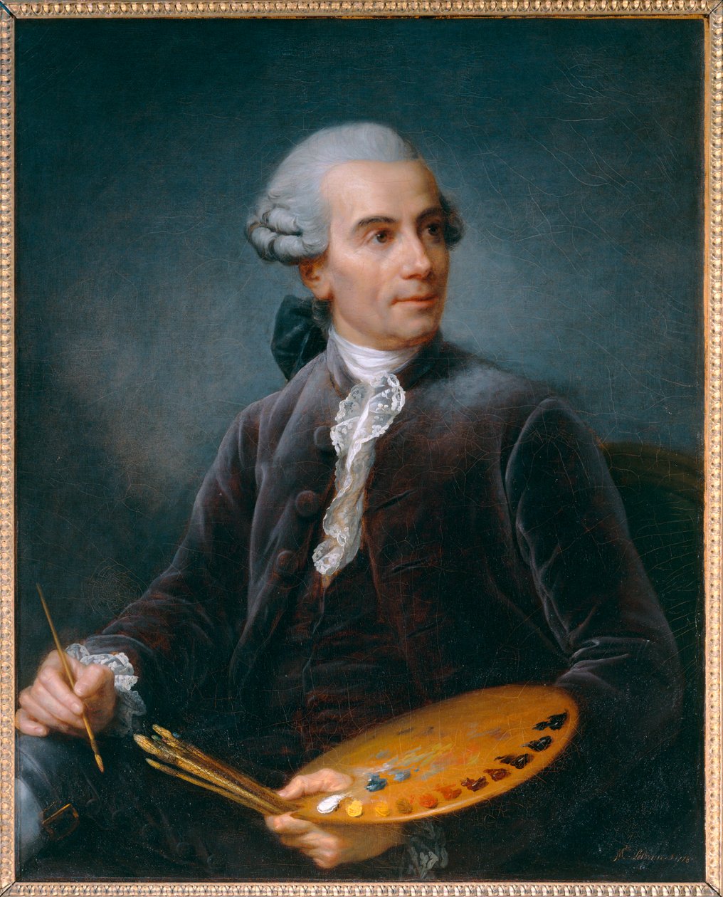 Joseph Vernet, malarz ... autorstwa Elisabeth Louise Vigee-Lebrun