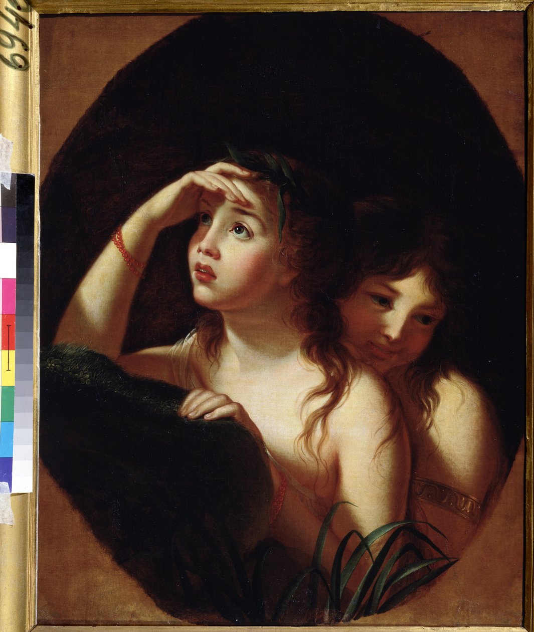 Najady (najady). Obraz Marie Louise Elisabeth Vigee Lebrun (Vigee-Lebrun) (1755-1842). Olej na płótnie, 70 x 50 cm, koniec 1780. Sztuka francuska, Sztuka rokoko. Muzeum Sztuk Pięknych im. A. Puszkina, Moskwa. autorstwa Elisabeth Louise Vigee Lebrun