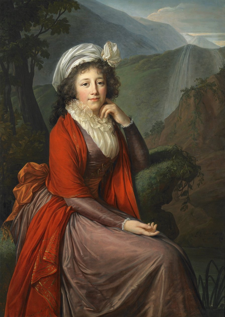 Portret hrabiny Marii Teresy Bucquoi autorstwa Elisabeth Louise Vigee Lebrun