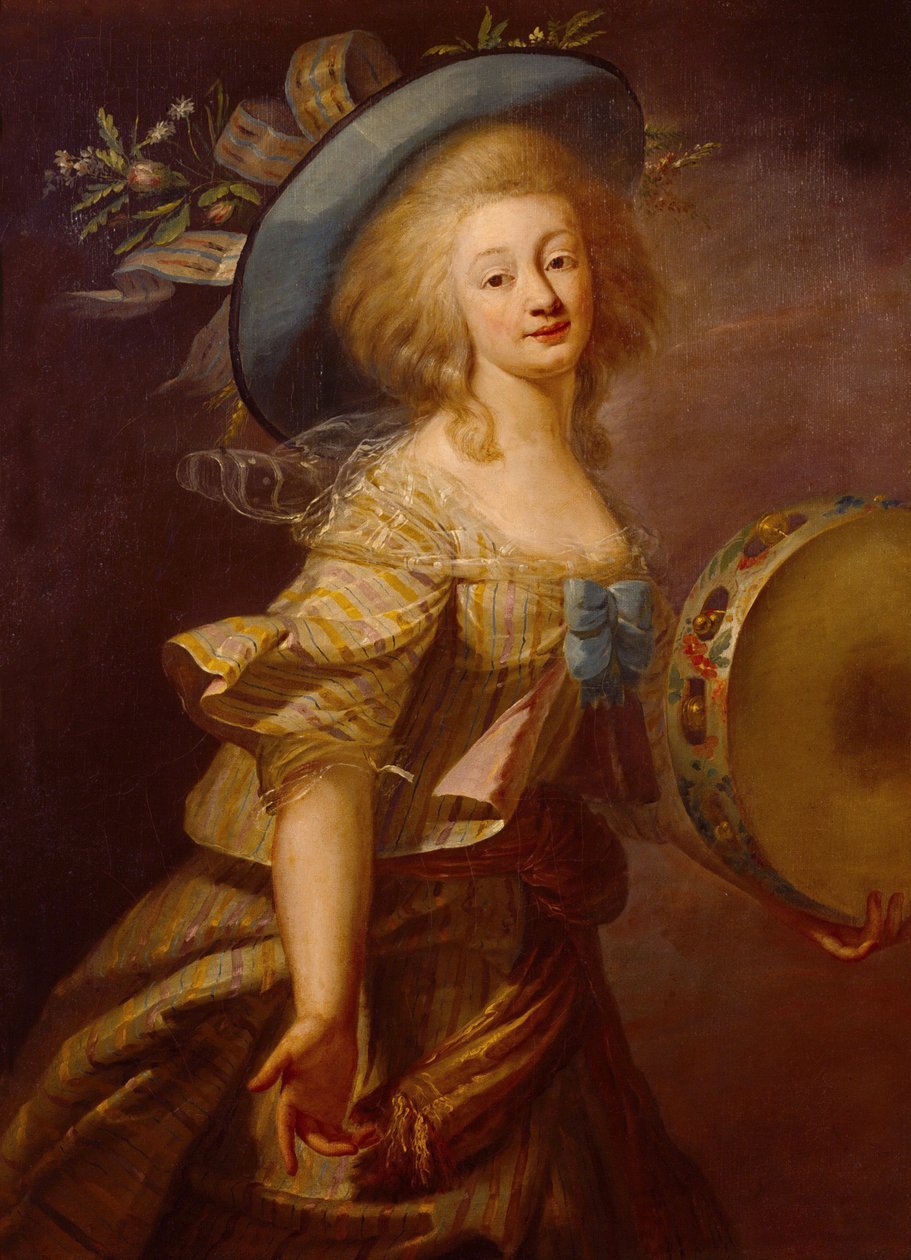 Portret Marie-Anne de Cupis, znanej również jako La Camargo autorstwa Elisabeth Louise Vigee Lebrun