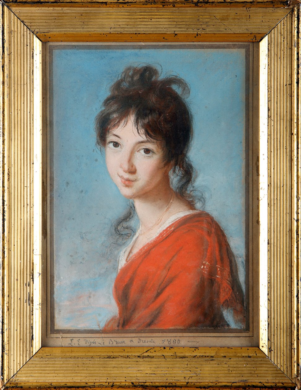 Portrait of Princess Teresa Czartoryska (1785-1868) par Vigee Lebrun, Marie Louise Elisabeth (1755-1842) autorstwa Elisabeth Louise Vigee Lebrun