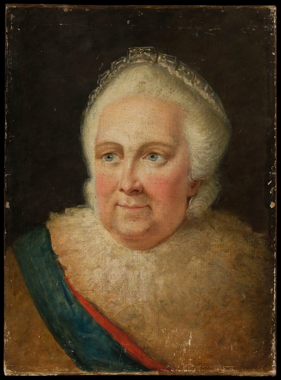 Porträt von Katharina II. autorstwa Elisabeth Louise Vigee-Lebrun