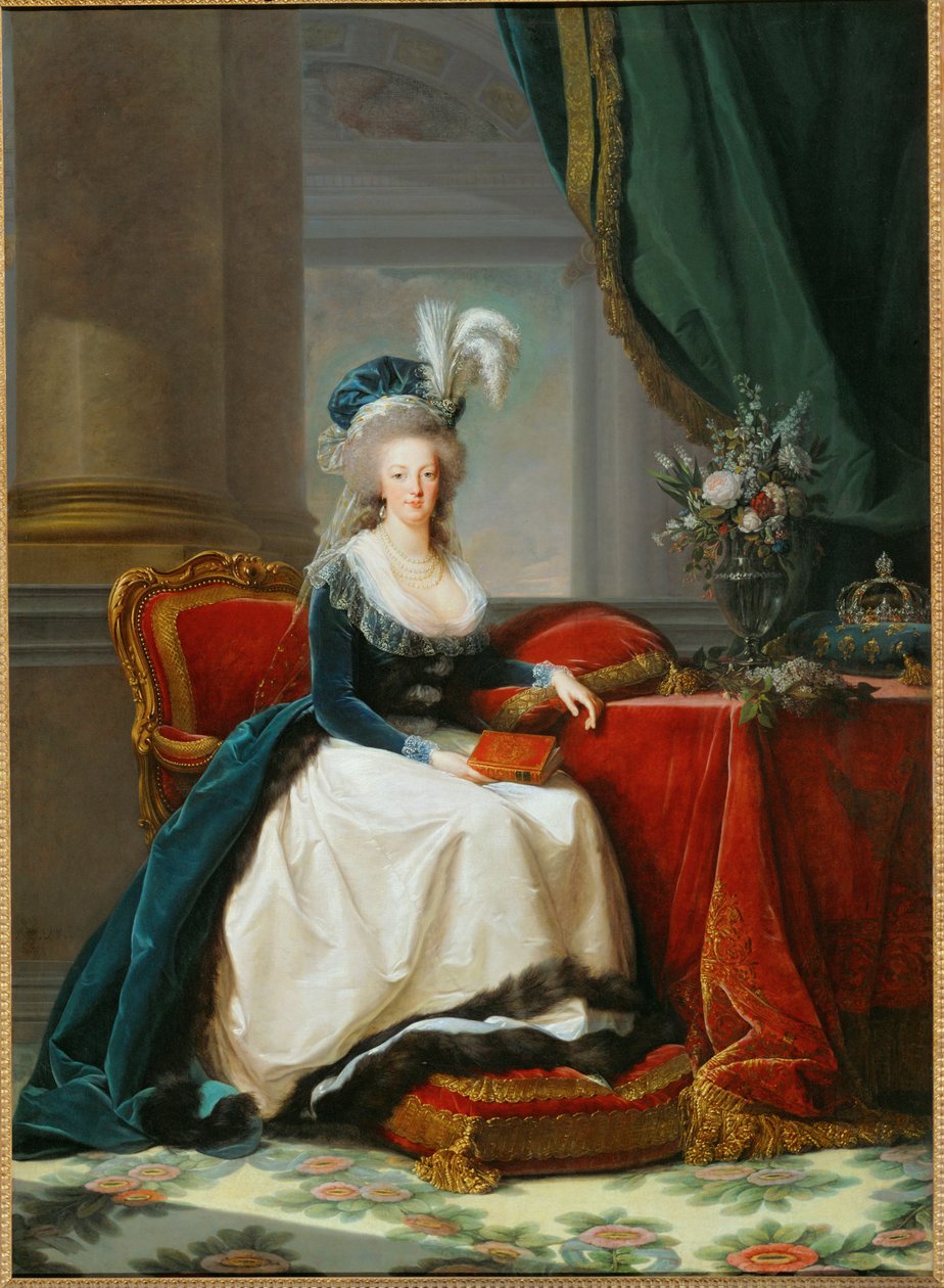 Królowa Maria Antonina autorstwa Elisabeth Louise Vigee-Lebrun