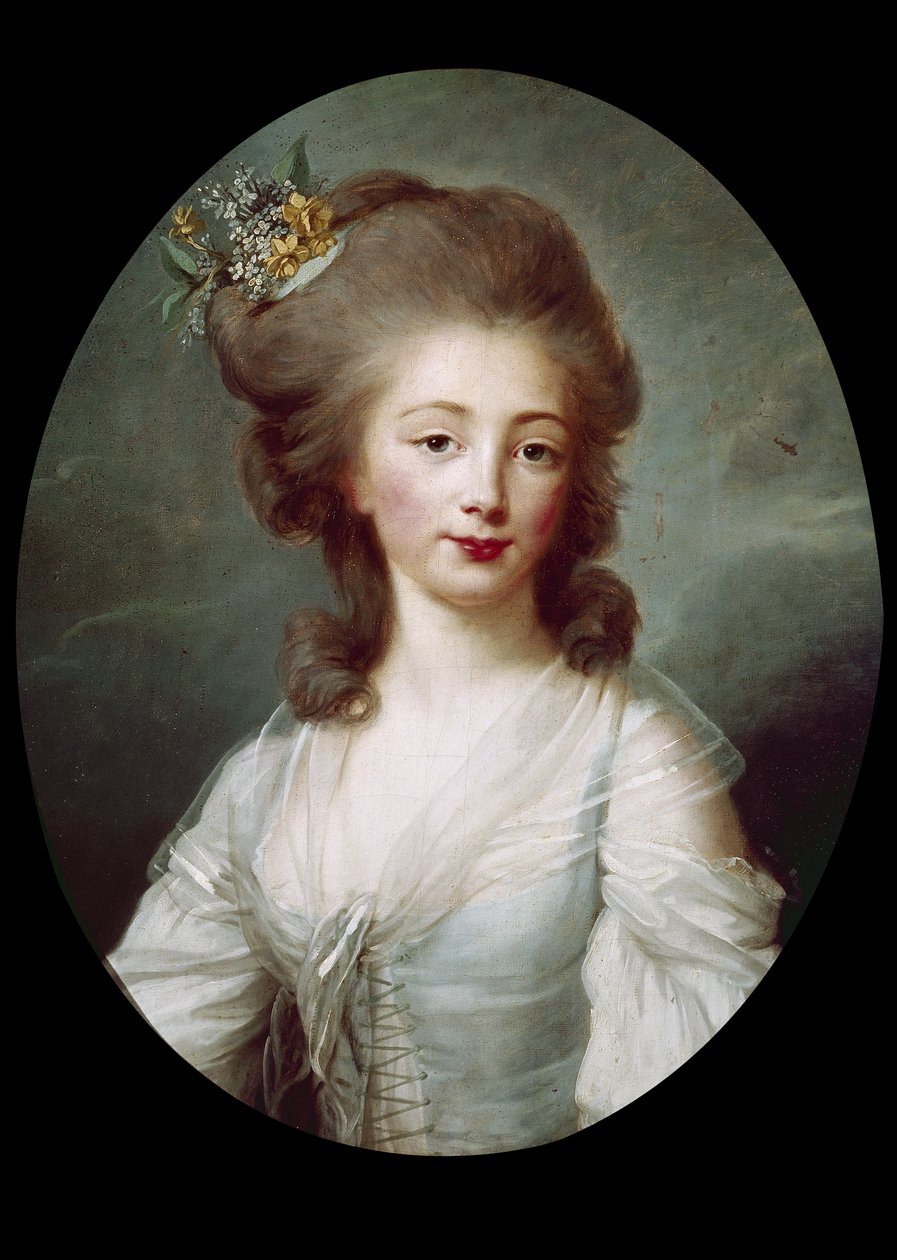 Hrabina Cluzel (Marie-Thérèse Antoinette de Cluzel) autorstwa Elisabeth Louise Vigee Lebrun
