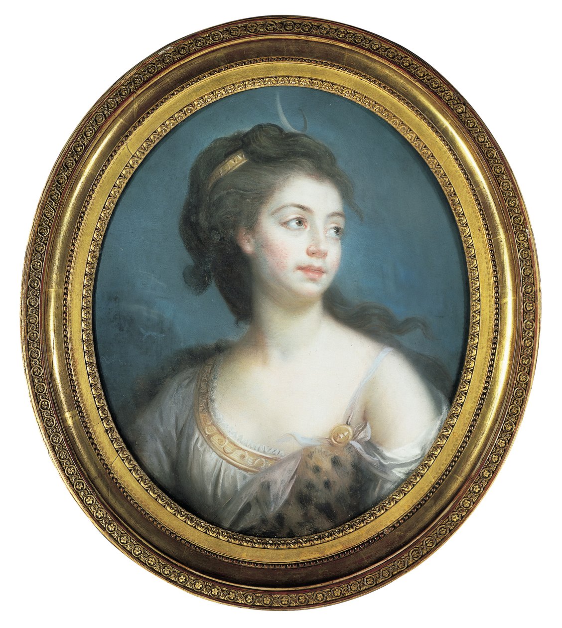 Alegoryczny portret damy jako Diany, 1777 autorstwa Elisabeth Louise Vigee Lebrun