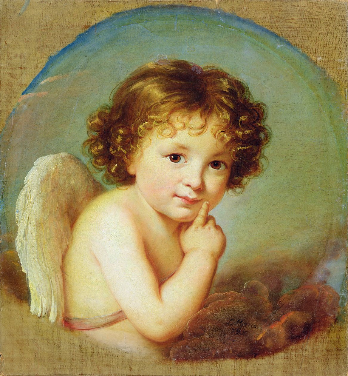 Kupidyn (olej na płótnie) autorstwa Elisabeth Louise Vigee Lebrun