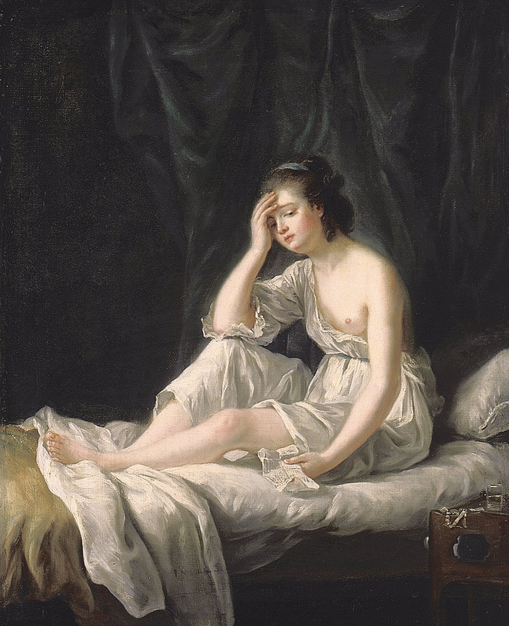 Niezdecydowana cnota autorstwa Elisabeth Louise Vigee Lebrun