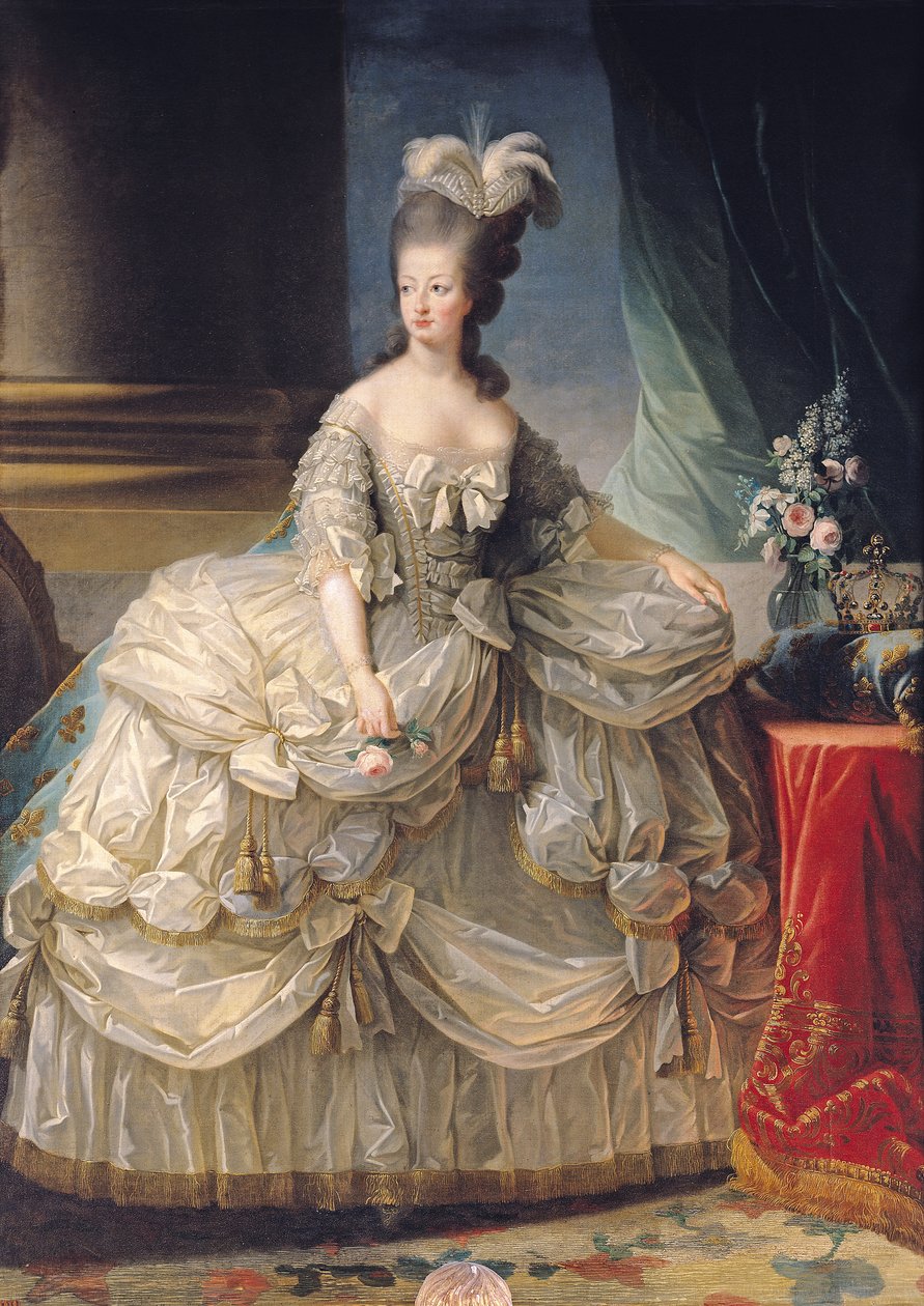 Maria Antonina (1755-93) Królowa Francji, 1779 autorstwa Elisabeth Louise Vigee Lebrun