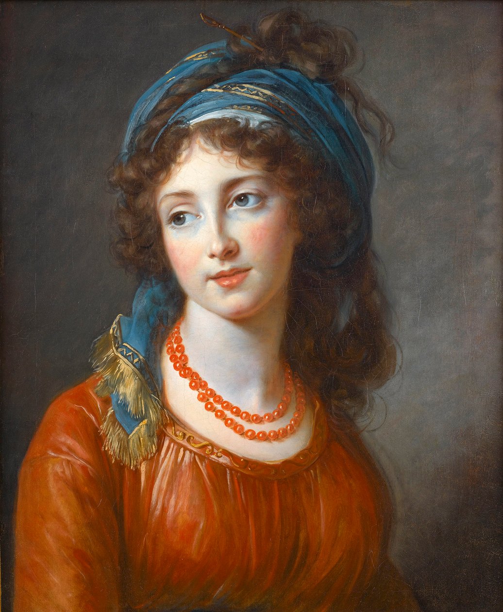 Portret Aglae de Gramont z domu Polignac (1768-1812) autorstwa Marie Louise Elisabeth Vigee Lebrun (Vigee-Lebrun) (1755-1842) autorstwa Elisabeth Louise Vigee Lebrun