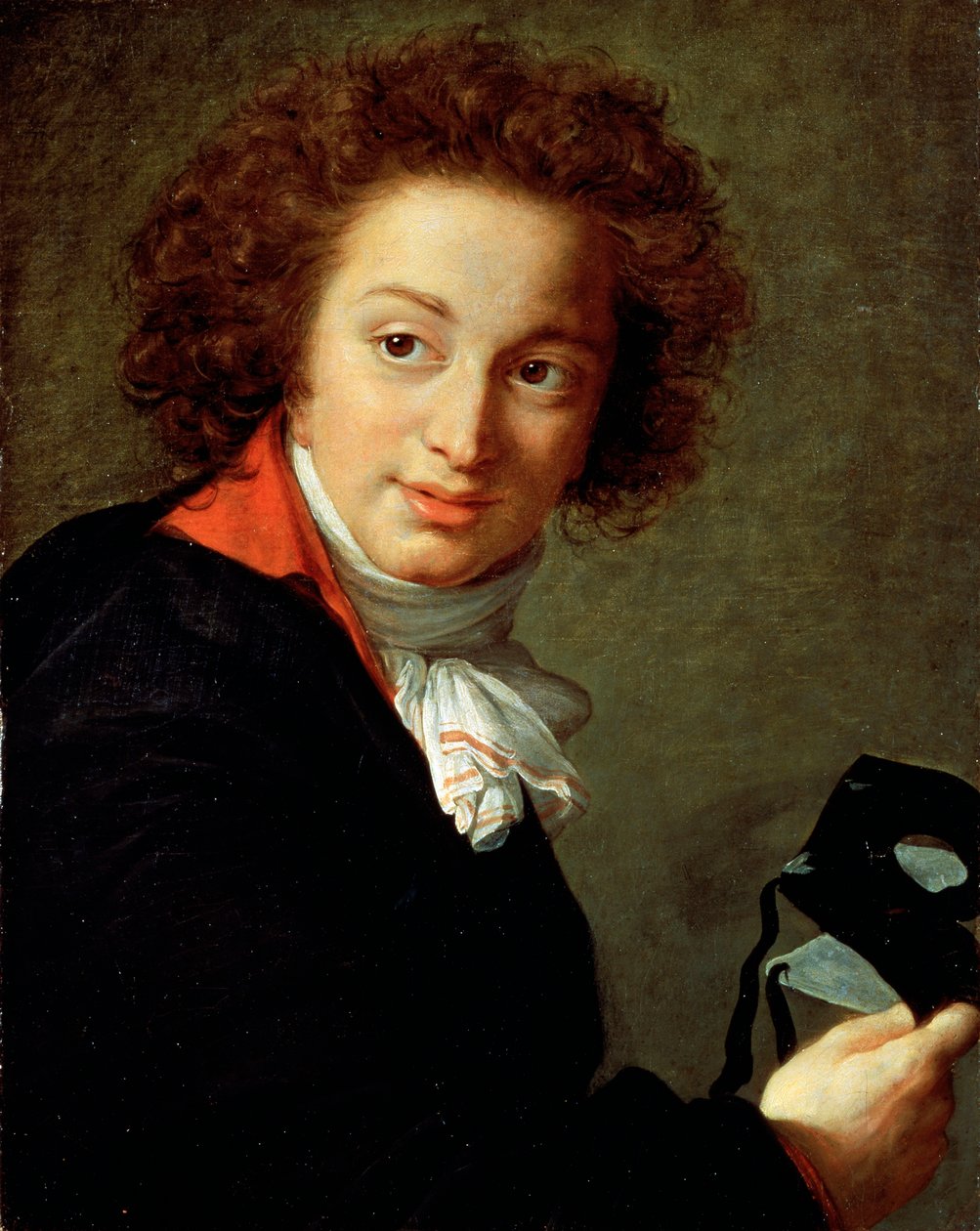 Portret hrabiego Grigorija Czernyszowa z maską, 1793. autorstwa Elisabeth Louise Vigee Lebrun