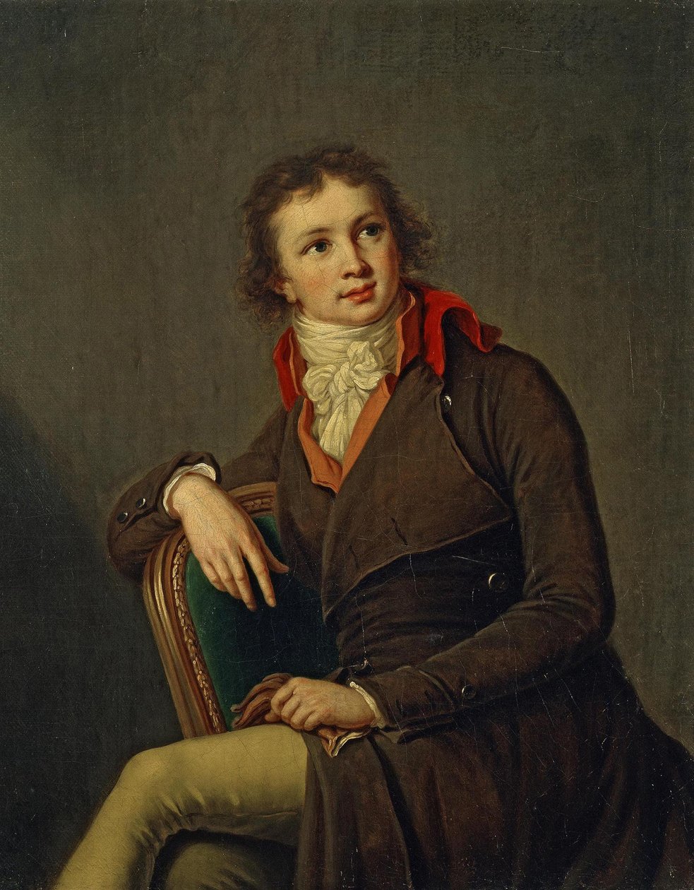 Portret hrabiego Pawła Aleksandrowicza Stroganowa 1774-1817, lata 1790 autorstwa Elisabeth Louise Vigee Lebrun