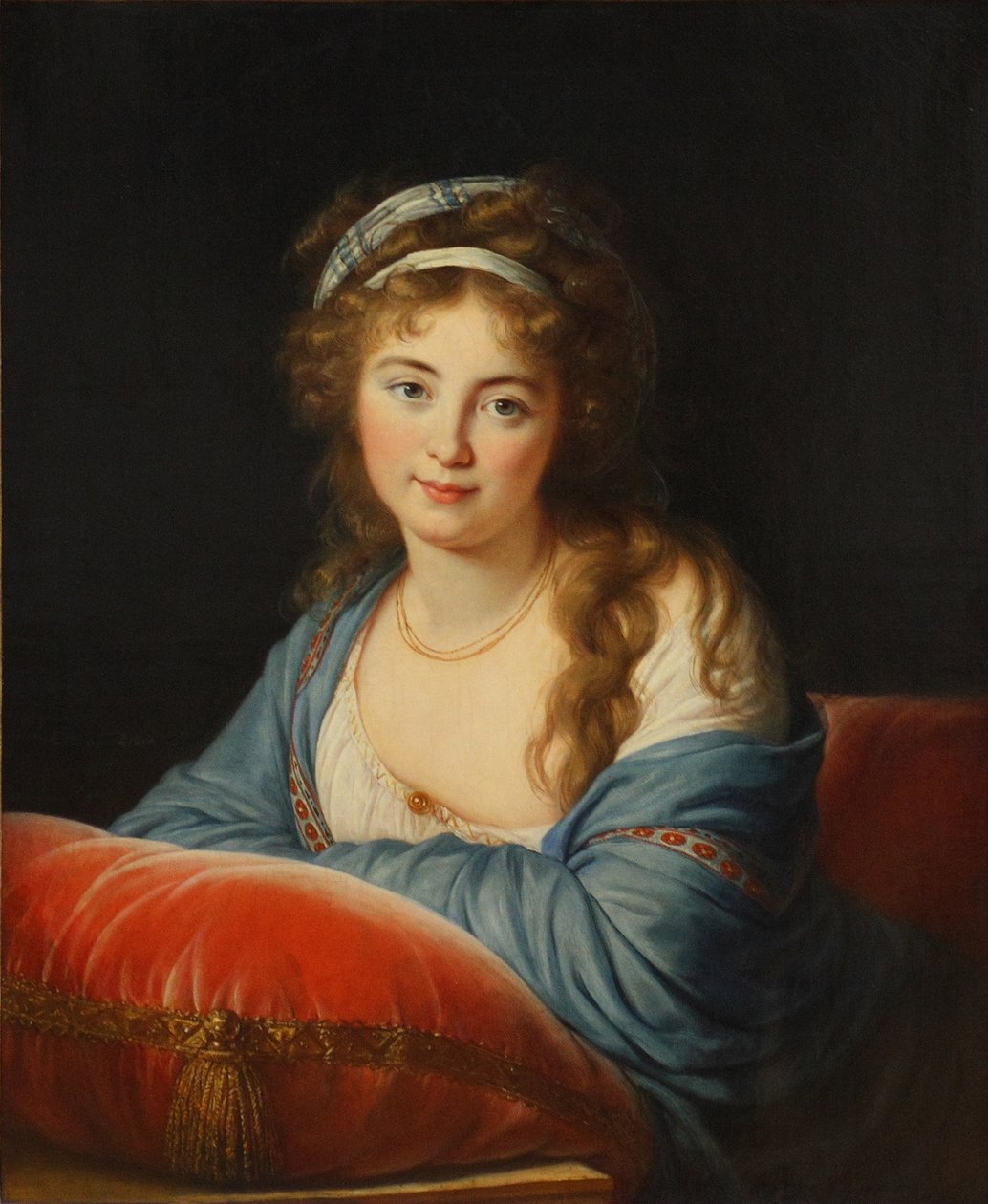 Portret hrabiny Jekateryny Skawronskiej z d. von Engelhardt 1761-1829, 1796 autorstwa Elisabeth Louise Vigee Lebrun