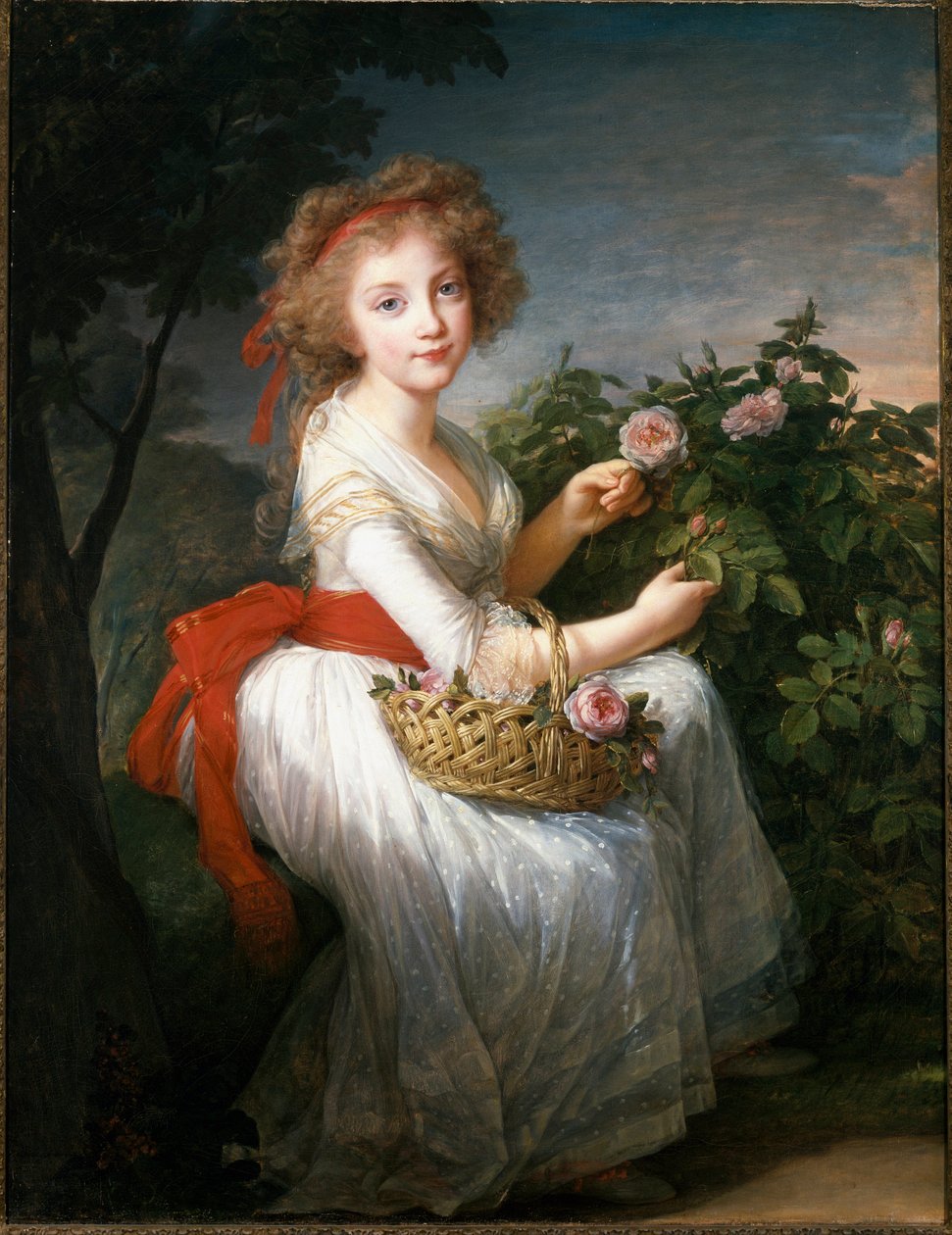 Portret Marii Cristiny z Neapolu i Sycylii, c.1790 (olej na płótnie) autorstwa Elisabeth Louise Vigee Lebrun