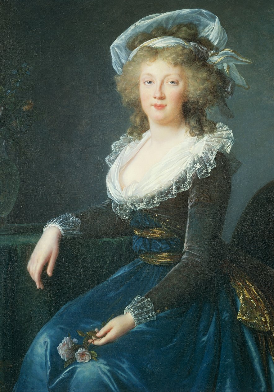 Portret Marii Teresy z Bourbon-Neapol autorstwa Elisabeth Louise Vigee Lebrun