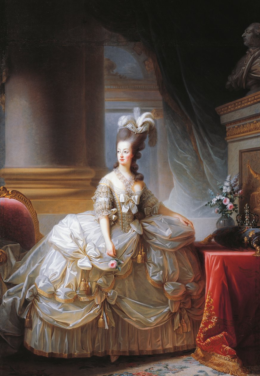 Portret Marii Antoniny (Wiedeń) autorstwa Elisabeth Louise Vigee Lebrun