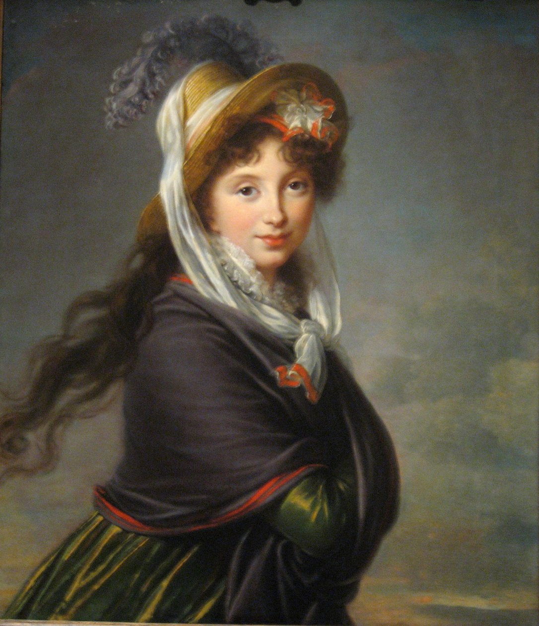 Portret księżnej Iriny Iwanowny Woroncowej, z domu Izmajłowa 1768-1848, ok. 1797 autorstwa Elisabeth Louise Vigee Lebrun