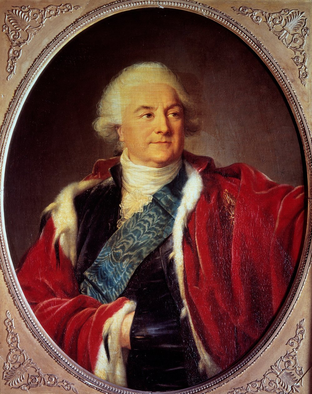 Portret Stanisława Augusta Poniatowskiego (1732-1798) Króla Polski Obraz Marie Elisabeth Louise Vigee Le brun (lub Vigee-Lebrun lub Vigee Lebrun) (1755-1842) 1797 nd. 0,93x0,74 m Muzeum zamkowe w Wersalu autorstwa Elisabeth Louise Vigee Lebrun
