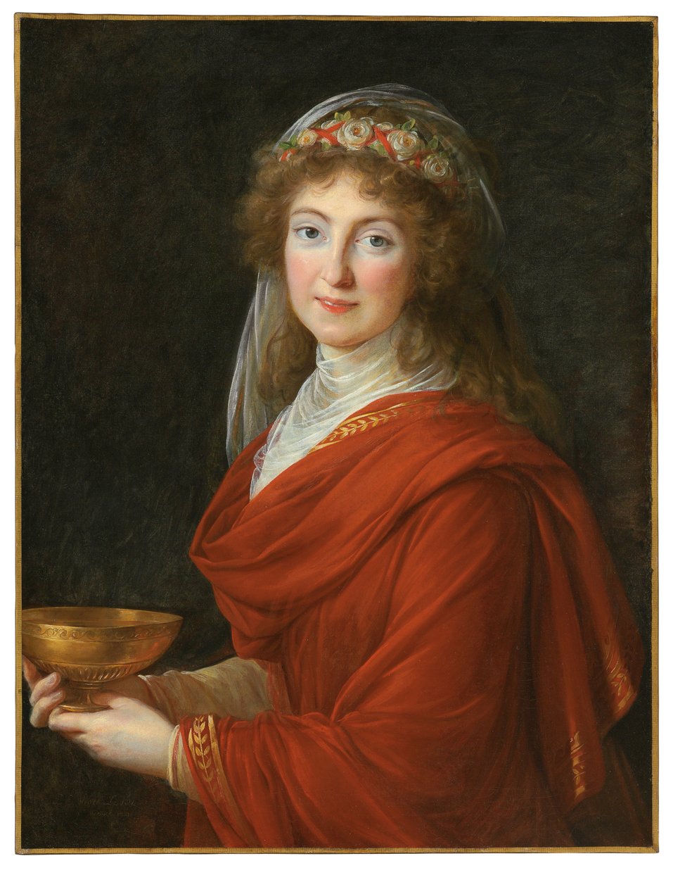 Portret hrabiny Siemontkowskiej Bystry autorstwa Elisabeth Louise Vigee Lebrun