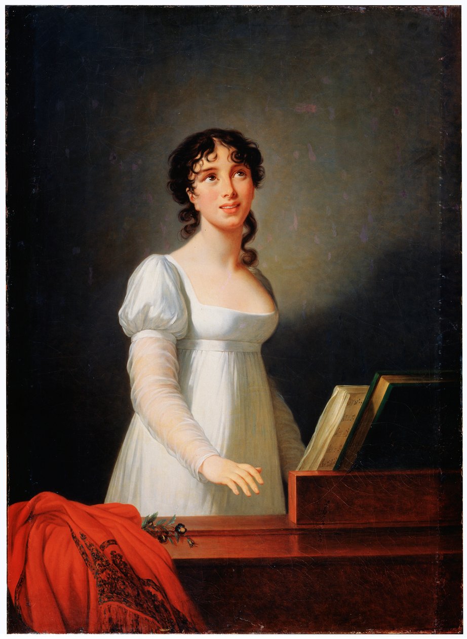 Portret włoskiej śpiewaczki Angeliki Catalani, koniec XVIII i początek XIX wieku autorstwa Elisabeth Louise Vigee Lebrun