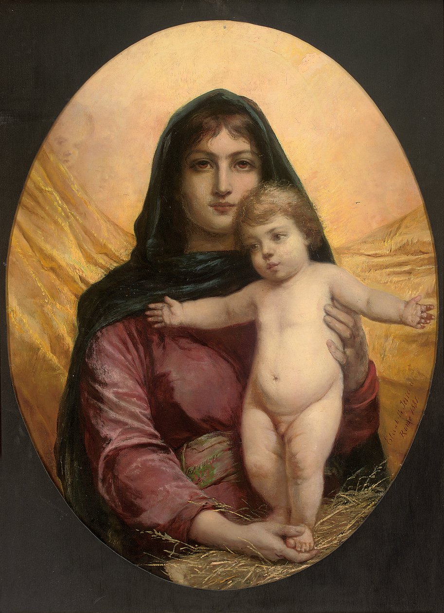 Madonna z Dzieciątkiem, 1881 autorstwa Elisabeth Maria Anna Jerichau Baumann