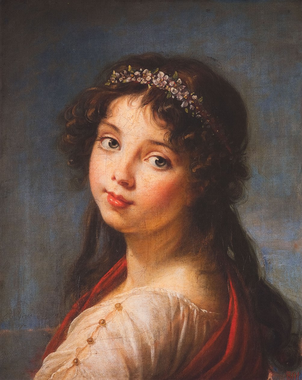 Julie Lebrun. Obraz Elisabeth Vigée-Lebrun autorstwa Elisabeth Vigée Lebrun