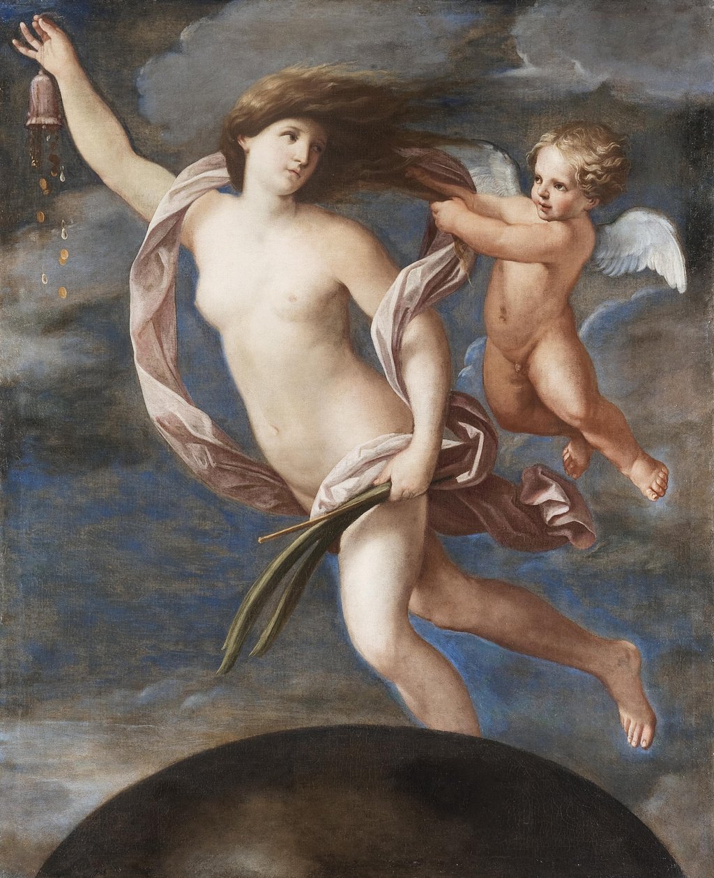Fortuna i Kupidyn autorstwa Elisabetta Sirani