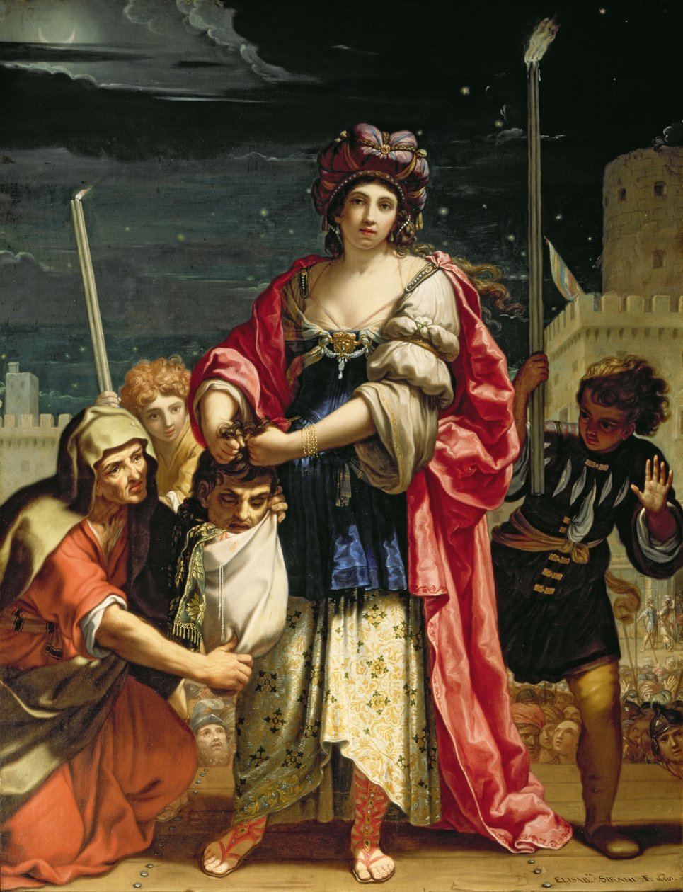 Judyta z głową Holofernesa autorstwa Elisabetta Sirani