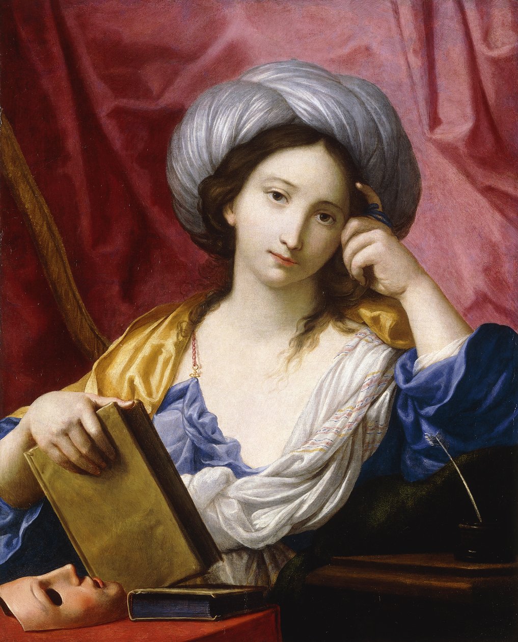 Melpomene, muza tragedii, autorstwa Elisabetta Sirani