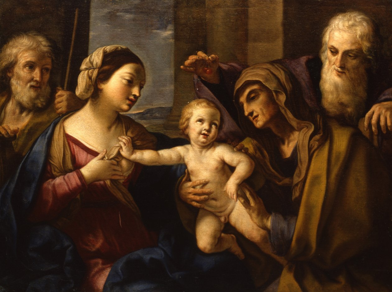 Święta Rodzina autorstwa Elisabetta Sirani