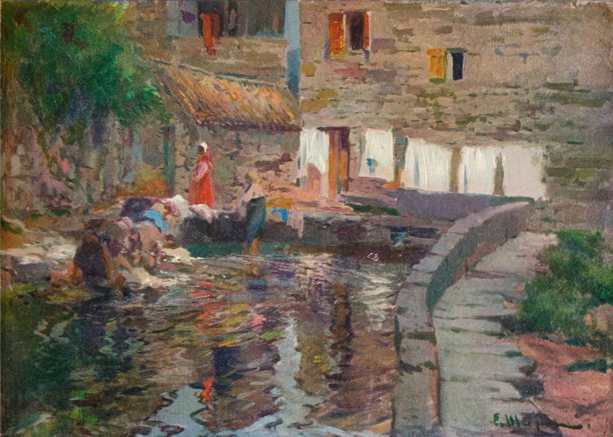 Praczki, Pontevedra, c1904 autorstwa Eliseo Meifren y Roig