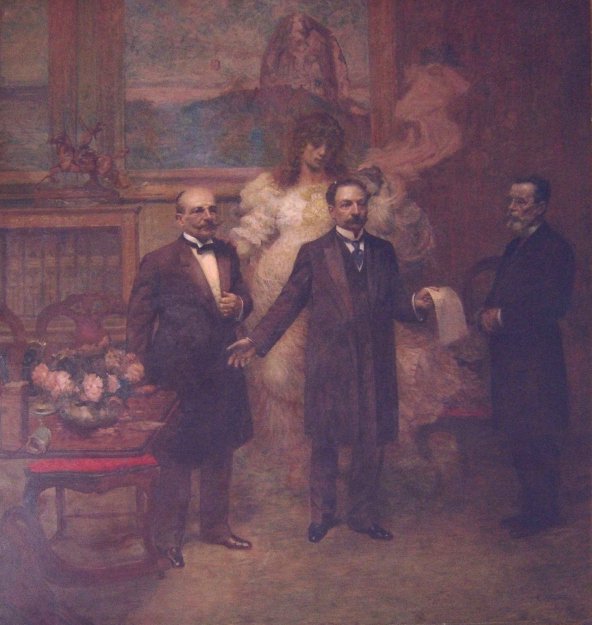 Alegoria ustawy budżetowej autorstwa Eliseu Visconti