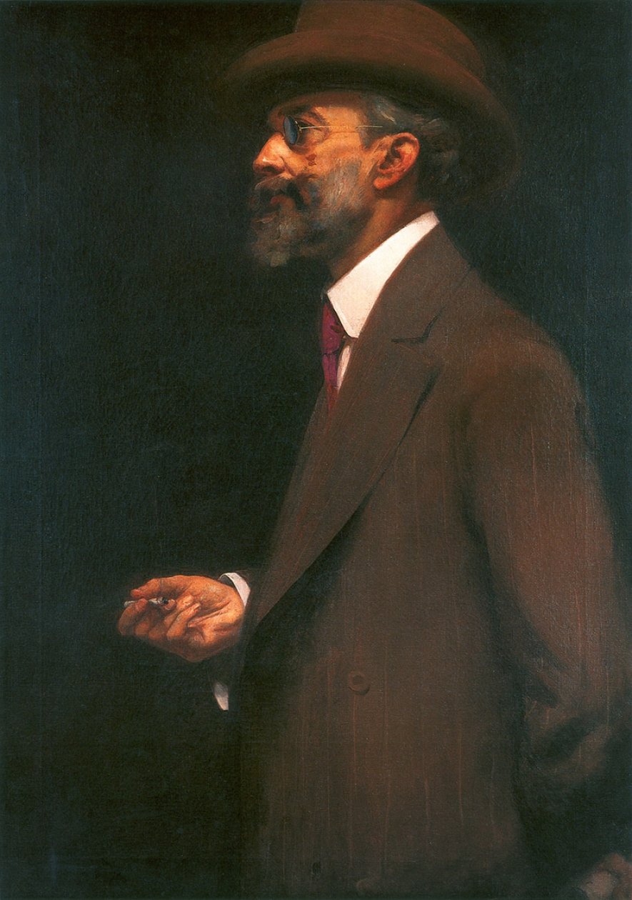 Portret krytyka sztuki Luisa Gonzagi Duque Estrada autorstwa Eliseu Visconti