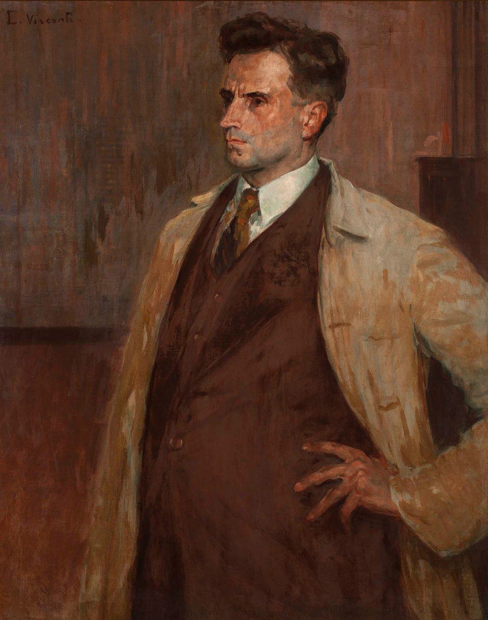 Portret rzeźbiarza Joao Zacco Parana autorstwa Eliseu Visconti