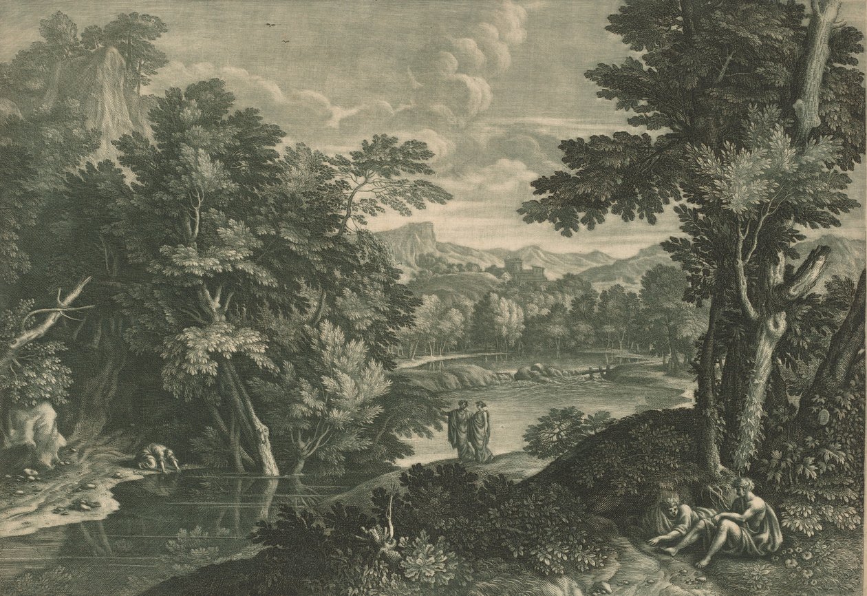 Krajobraz, 17331742. autorstwa Elisha Kirkall