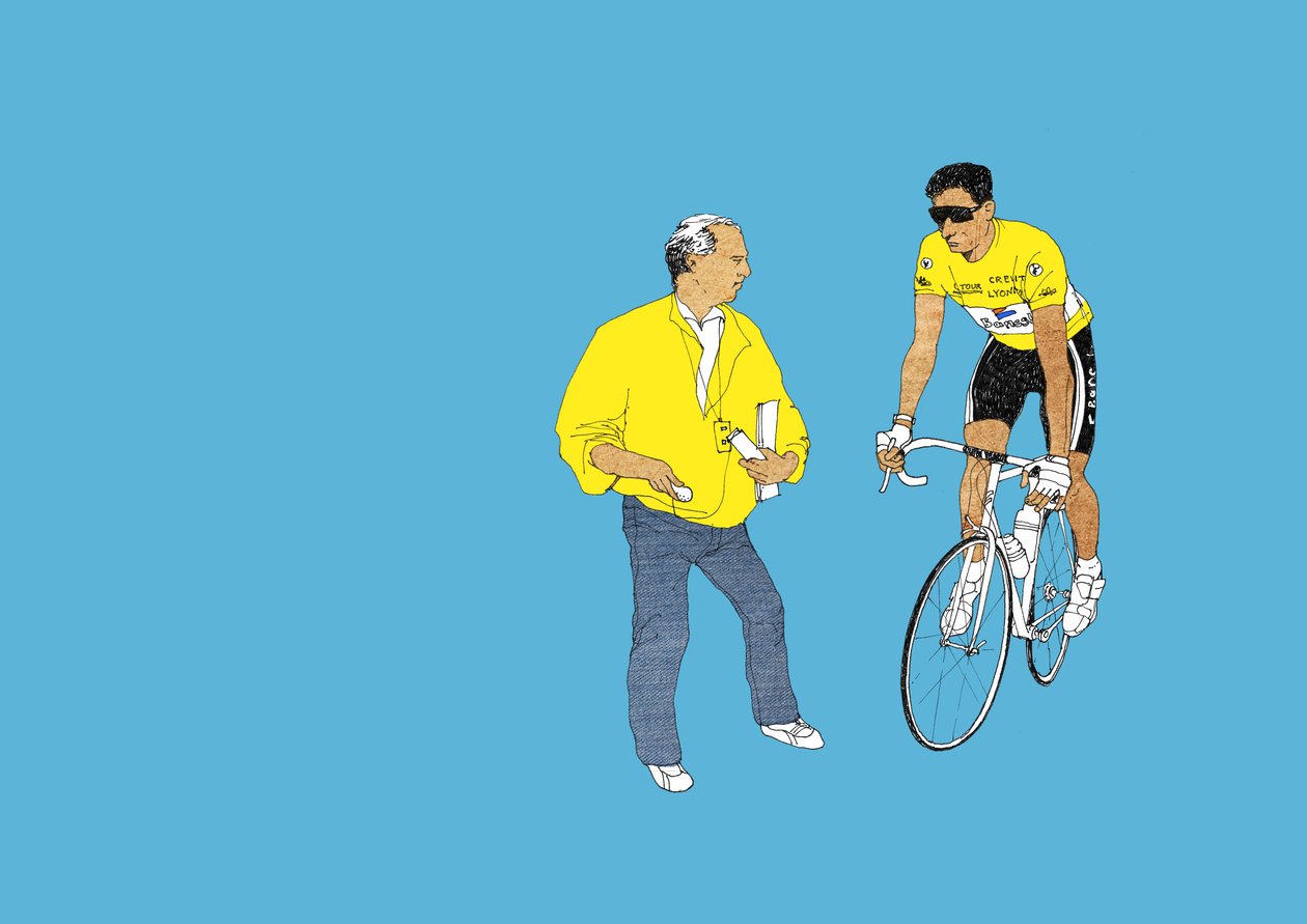 Indurain, 2014 (sitodruk) autorstwa Eliza Southwood