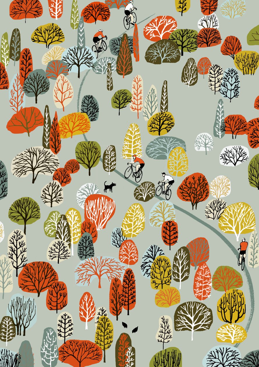 Pod górę, 2012 (sitodruk) autorstwa Eliza Southwood