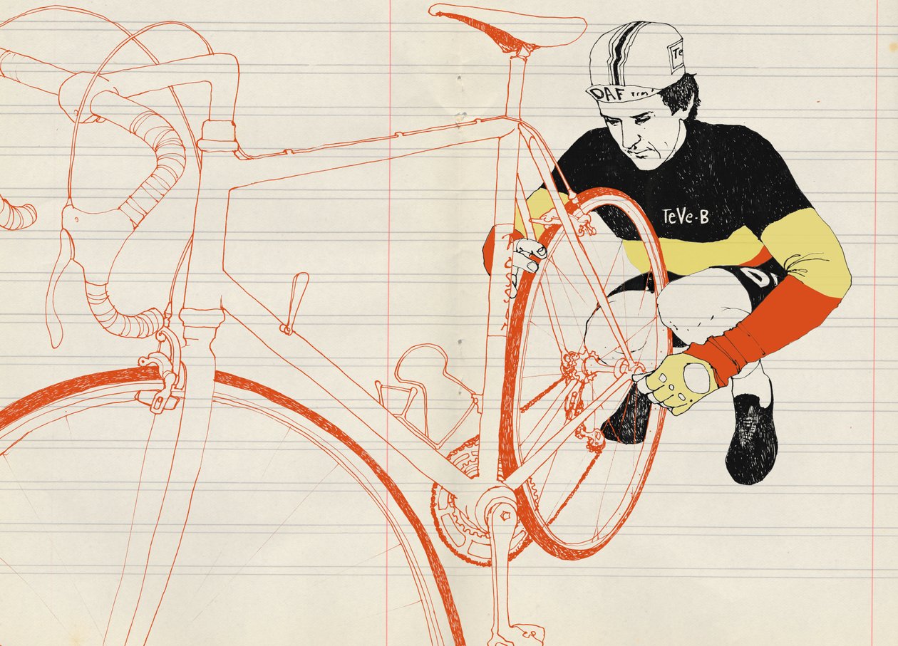 Vlaeminck, 2014 (sitodruk) autorstwa Eliza Southwood
