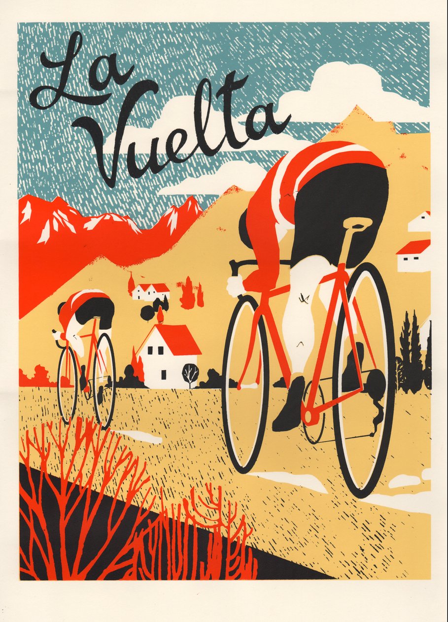La Vuelta, 2015 (sitodruk) autorstwa Eliza Southwood