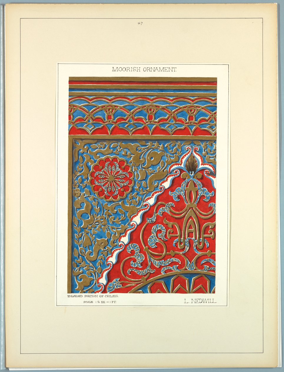 Zabytkowy ornament, ok. 1900 r. 1900 autorstwa Elizabeth A. Nedwill