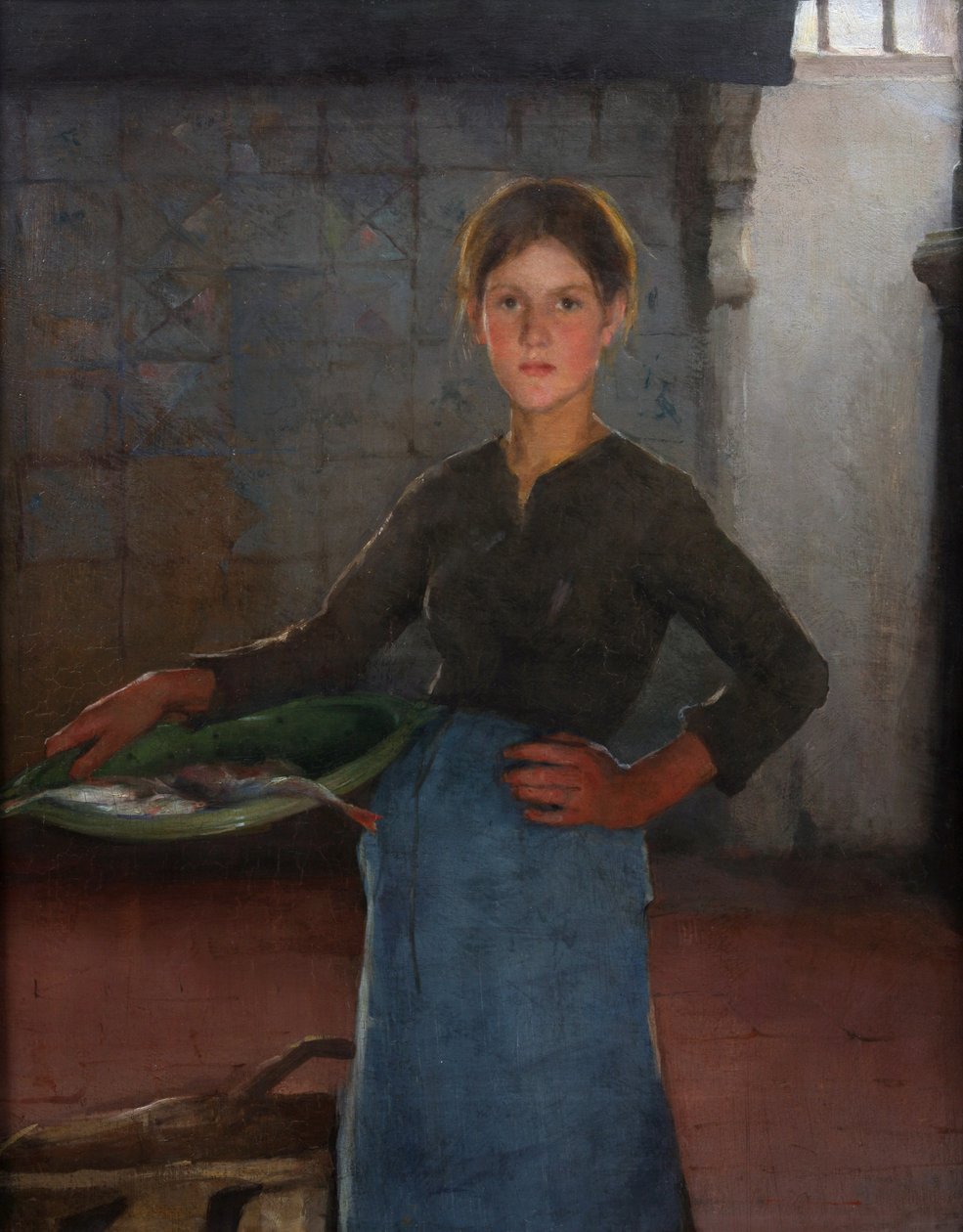 Rybaczka z Zandvoort, 1884 autorstwa Elizabeth Adela Stanhope Forbes