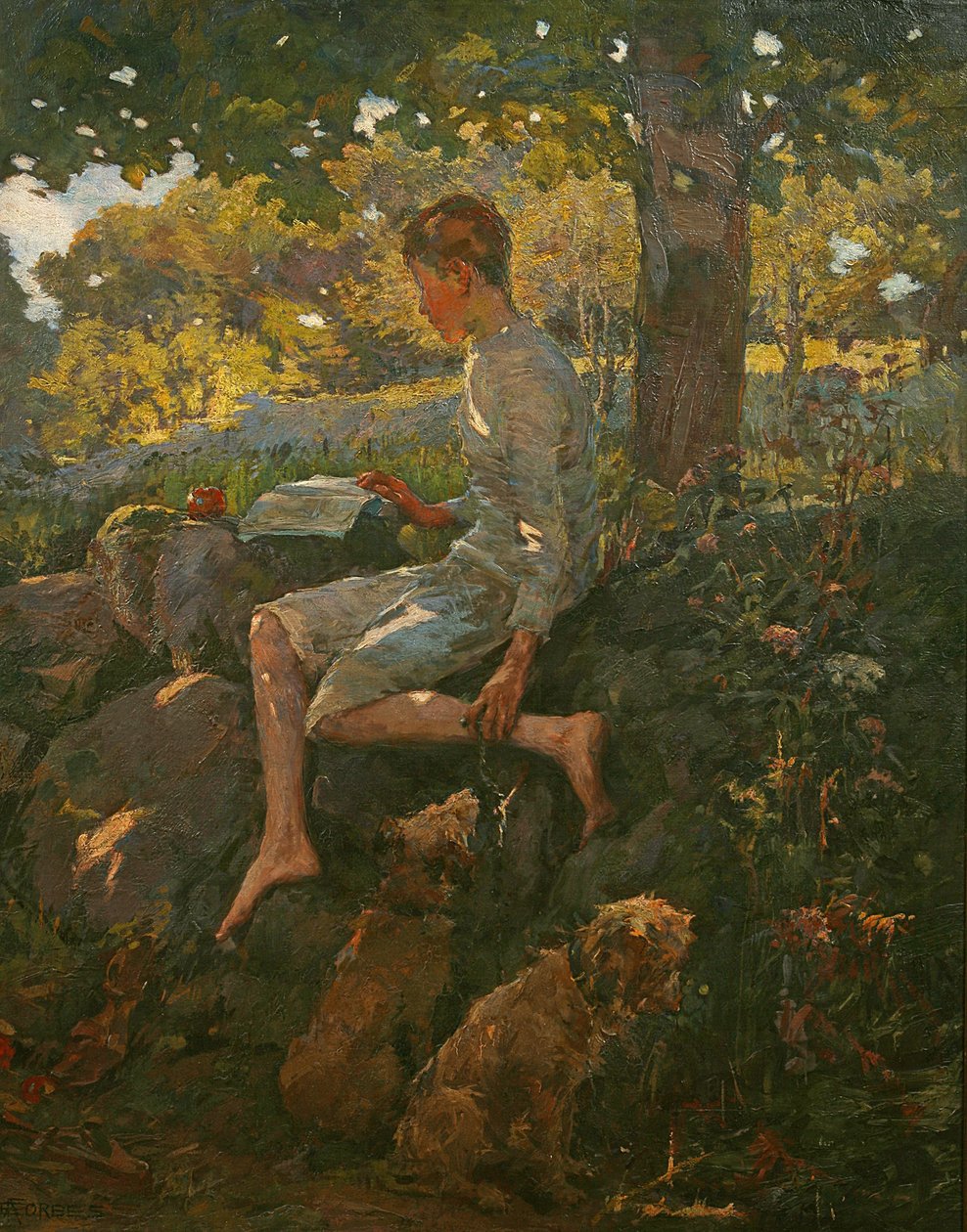 Półświęto, 1909 autorstwa Elizabeth Adela Stanhope Forbes