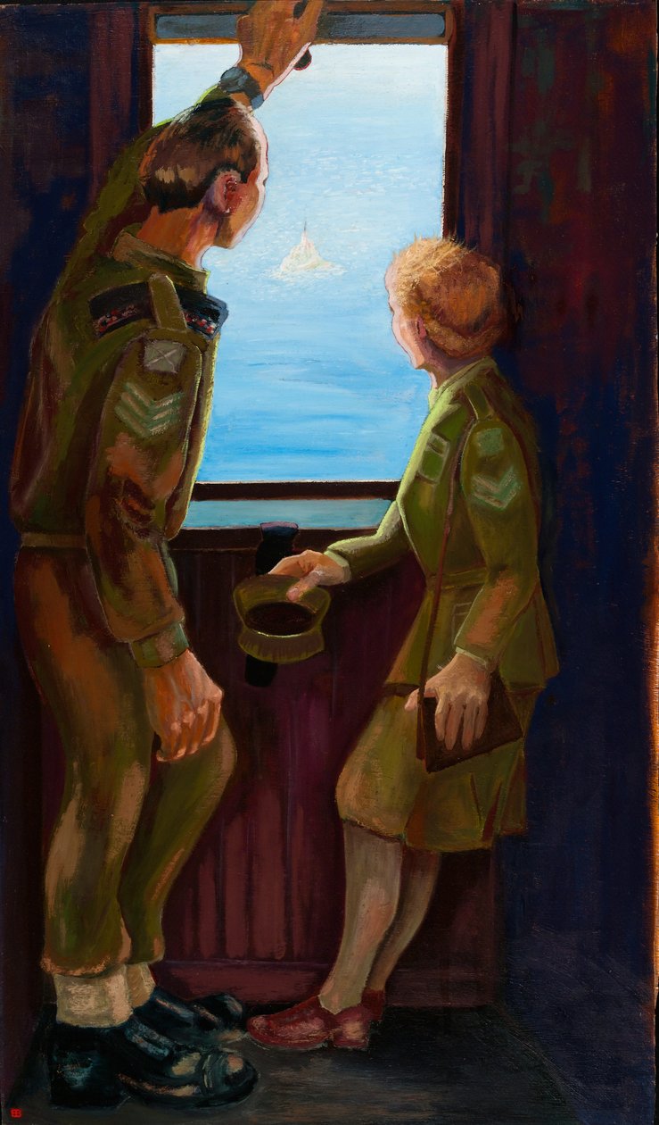 Święta Wyspa z LNER, 1943 autorstwa Elizabeth Browning