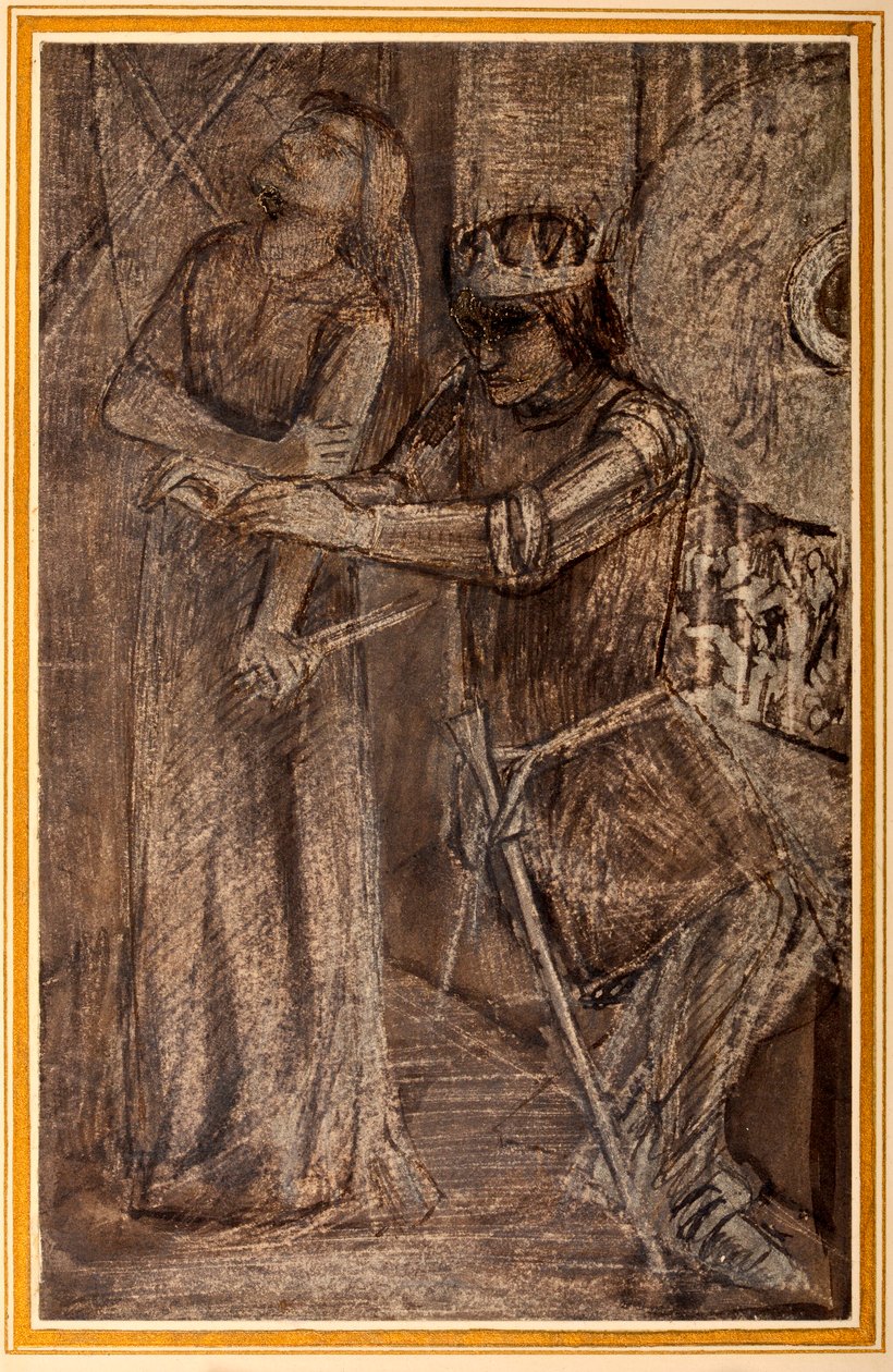 Makbetowie autorstwa Elizabeth Eleanor (1834 62) Siddal