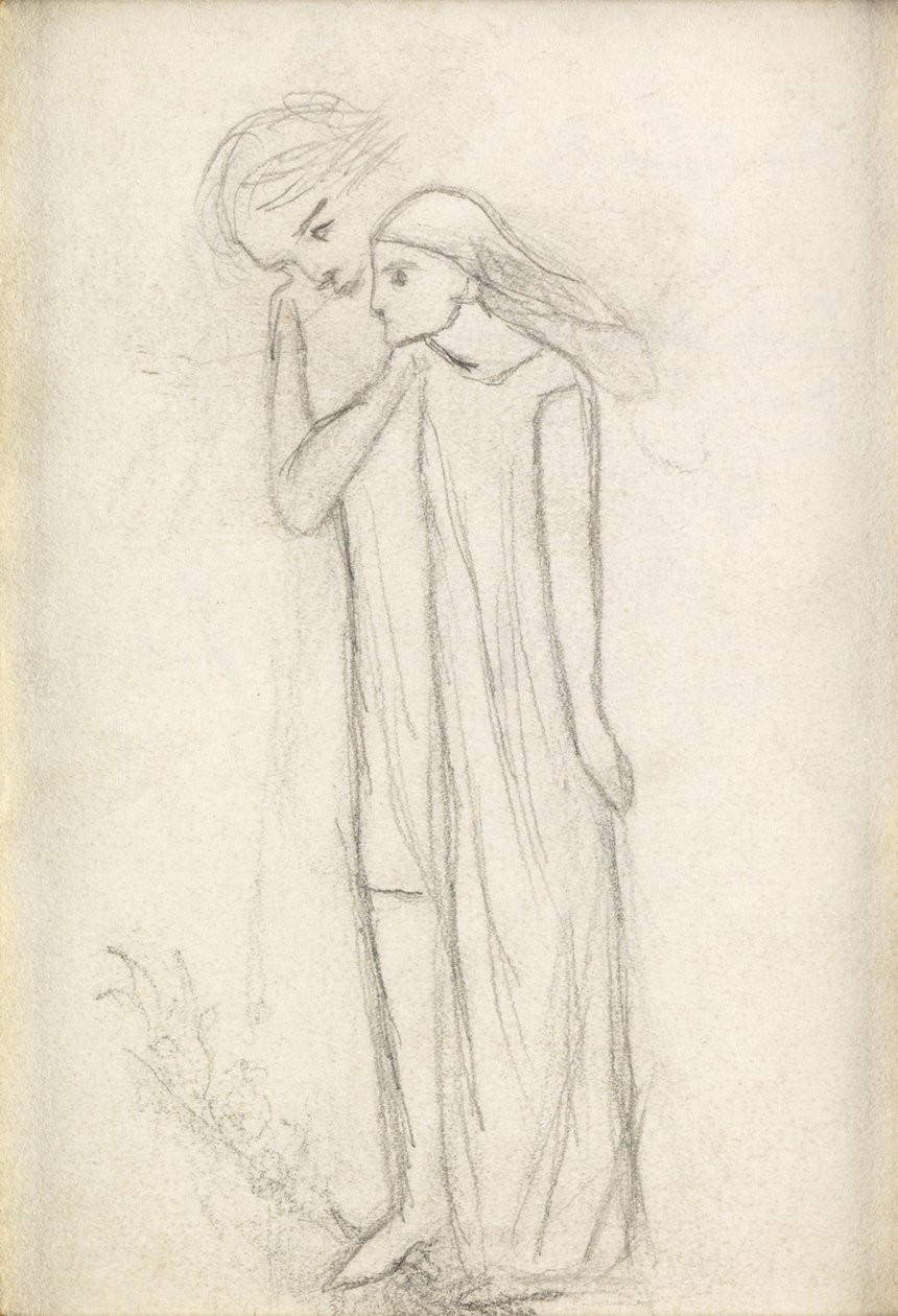 Piękna Pani Bez Miłosierdzia, ok. 1855 r. autorstwa Elizabeth Eleanor Siddal