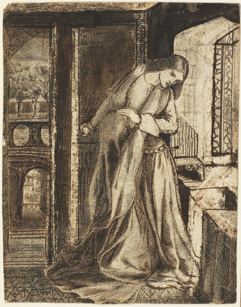 Lady Klara autorstwa Elizabeth Eleanor Siddal
