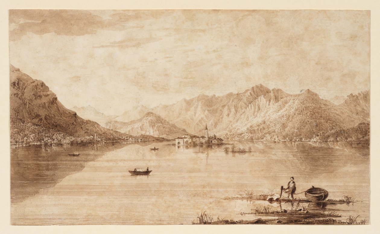 Jezioro Maggiore i Isola Superiore autorstwa Elizabeth Frances Batty