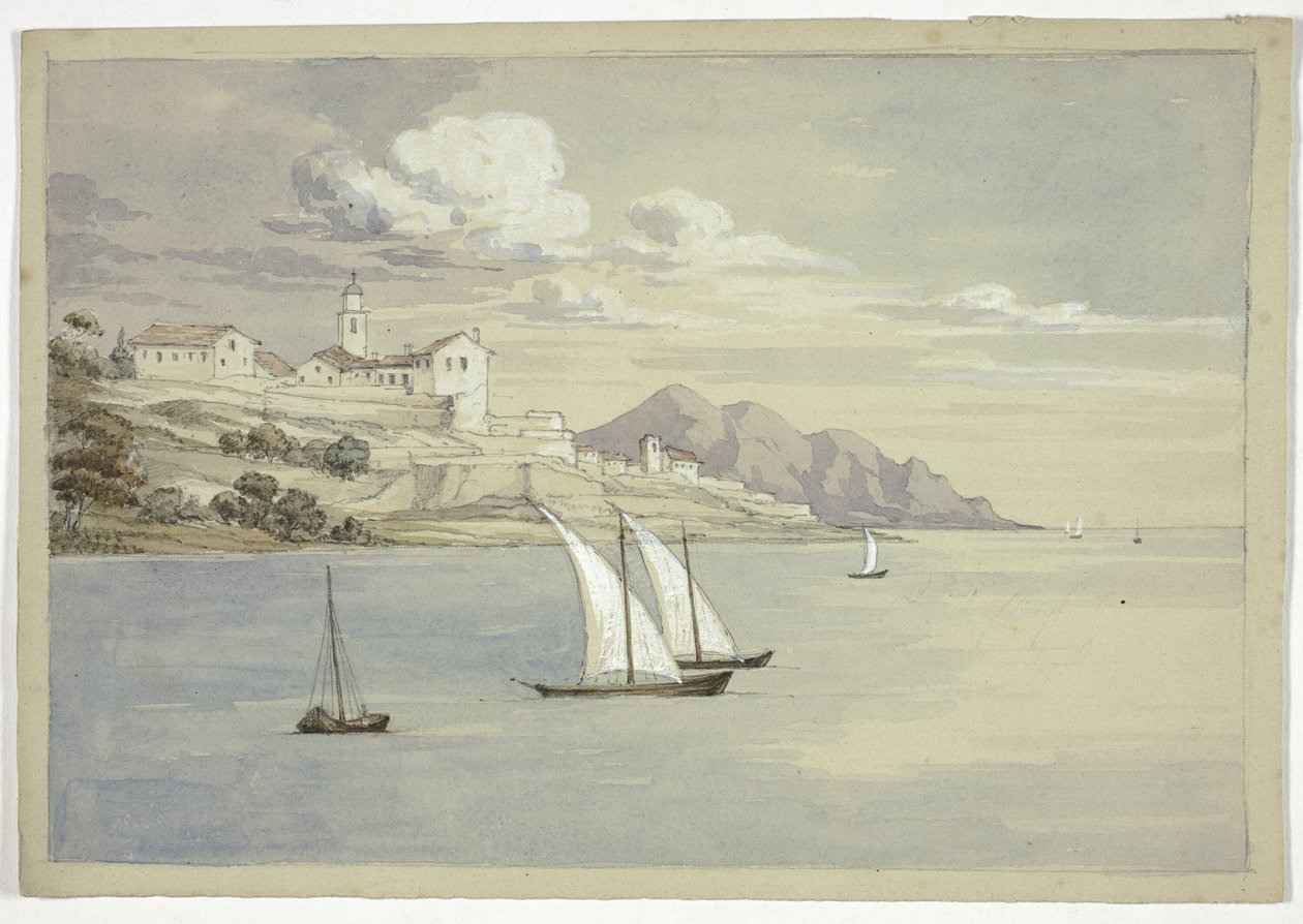 Portofino od morza, Genua autorstwa Elizabeth Murray